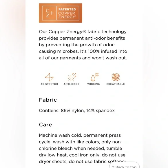 Shoulder support shirt, small, black, EUC or NWOT - Picture 5 of 5